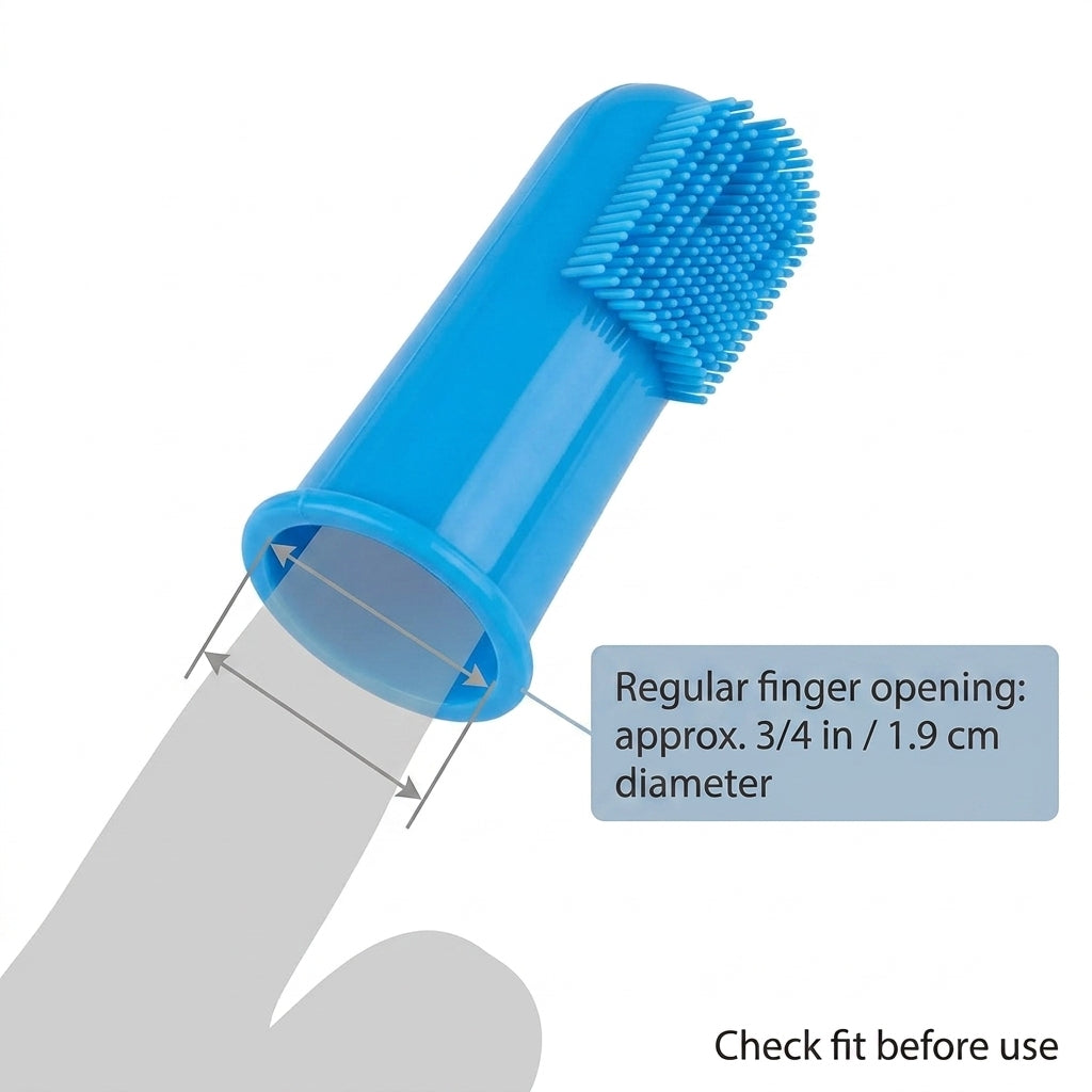 Pet Finger Toothbrush Set – 6 Ultra-Soft Manual Dental Brushes for Dogs & Cats