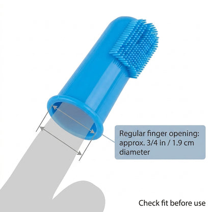 Pet Finger Toothbrush Set – 6 Ultra-Soft Manual Dental Brushes for Dogs & Cats