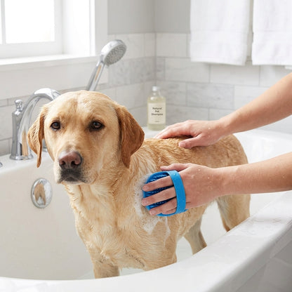 Pet Bathing & Grooming Brush Set – Soft Rubber Massage Brushes for Dogs & Cats, 2-Pack