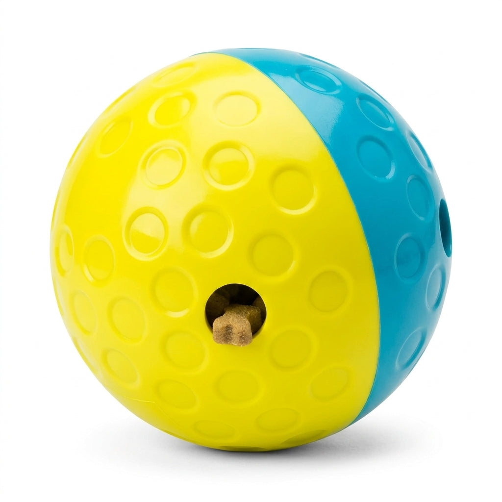 Treat Tumble Puzzle Ball – 4.8" Interactive Kibble & Treat Dispenser for Dogs